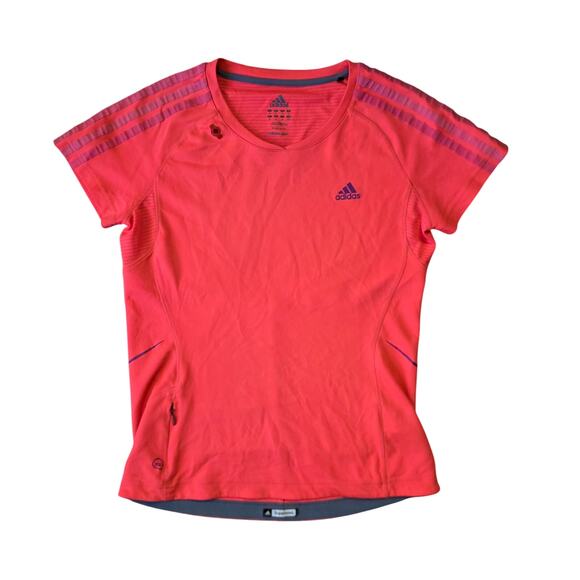 Adidas Supernova V-Neck Shirt Women’s Medium Short Sleeve Athletic - Picture 1 of 7